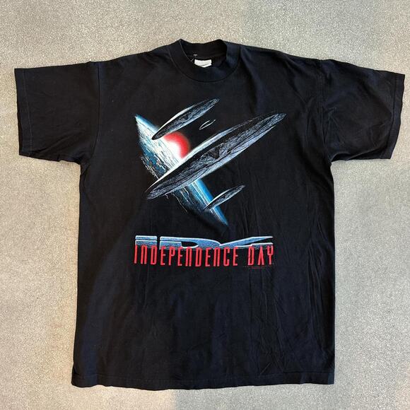 Independence Day Vintage Stanley Desantis Black Size XL 1996 - Picture 1 of 4